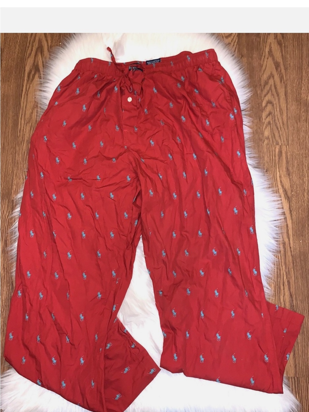 Polo by Ralph Lauren Red Printed Pajama Pants men’s small